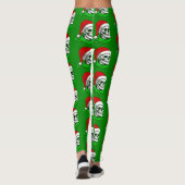 skeletskeletskelet voor kerst leggings (Achterkant)