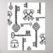 Skeletsleutels en -sloten poster (Voorkant)