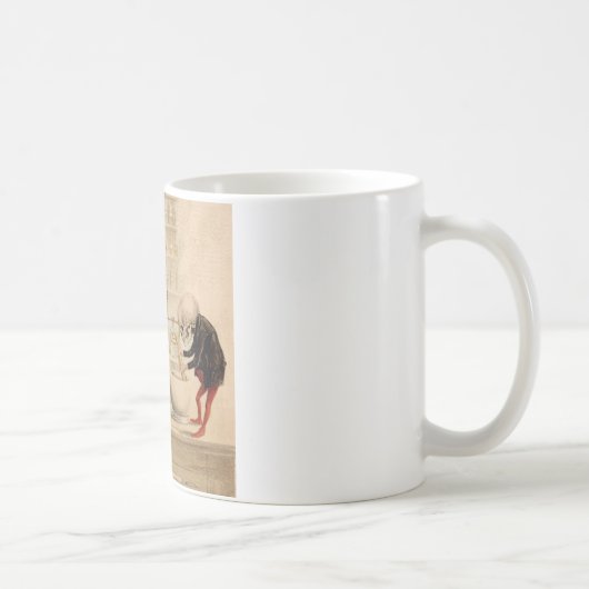 Skeletspapier Koffiemok (Rechts)
