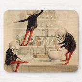 Skeletspapier Muismat (Voorkant)