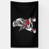 Skeletspeling gitaarelektrisch spandoek (Verticaal)
