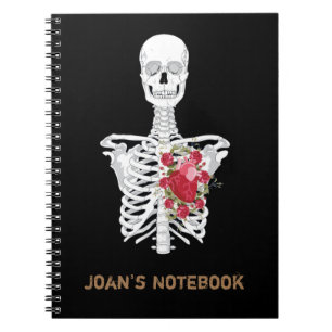 Skeletspier Bloedhart Notitieboek