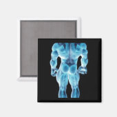 Skeletspier Magneet (Voorkant / Achterkant)
