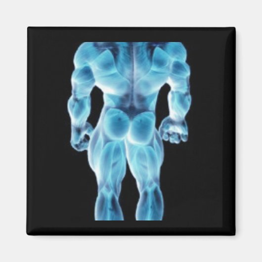 Skeletspier Magneet (Voorkant)