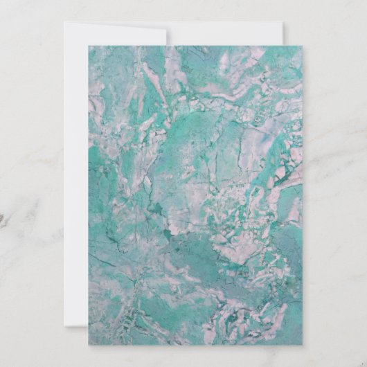 Skeletspier van de opwarming van de aarde Blauwgro Kaart (Achterkant)