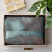 skeletspieren Blauwgroen bruine textuur Tissuepapier (Geschenk)