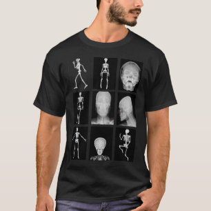 skeletspieren Huid Humaan Lichaam XRAYS anatomie C T-shirt