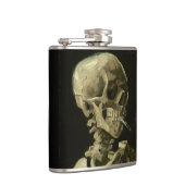 Skeletspieren met brandende sigaretten van Van Gog Heupfles (Rechts)