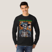 Skeletspieren, pompoen lekkernijen T-shirt (Voorkant volledig)