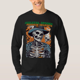 Skeletspieren, pompoen lekkernijen T-shirt