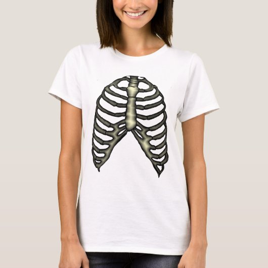 Skeletspieren Shirt (Voorkant)