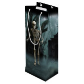 Skeletspieren, spirietzak wijn cadeautas (Achterkant Gekanteld)