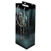 Skeletspieren, spirietzak wijn cadeautas (Voorkant Gekanteld)