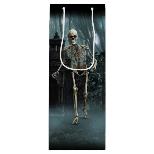 Skeletspieren, spirietzak wijn cadeautas (Voorkant)