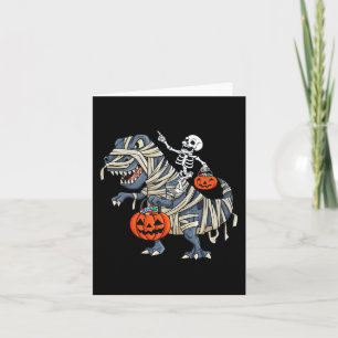 Skeletspieren T Rex Halloween Boys Girls K Kaart