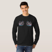 Skeletspieren Transgender Pride Botten Skull Lgbt T-shirt (Voorkant volledig)