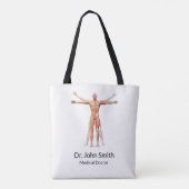 Skeletspieren voor medisch menselijk gebruik - Can Tote Bag (Achterkant)