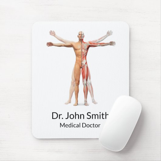 Skeletspieren voor medisch menselijk gebruik - Mou Muismat (Met muis)