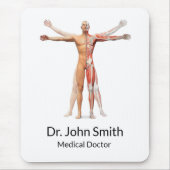 Skeletspieren voor medisch menselijk gebruik - Mou Muismat (Voorkant)