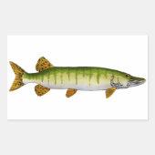 Skeletspierstelsel- en rechthoekige sticker (Voorkant)