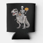 Skeletspleetspier Dinosaur T rex Halloween Blikjeskoeler (Voorkant)