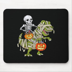 Skeletspleetspier Dinosaur T Rex Halloween Fun Muismat