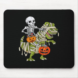 Skeletspleetspier Dinosaur T Rex Halloween Fun Muismat