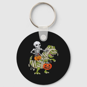 Skeletspleetspier Dinosaur T Rex Halloween Fun Sleutelhanger