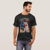 Skeletspleetspier Dinosaur T Rex Halloween Fun T-shirt (Voorkant volledig)