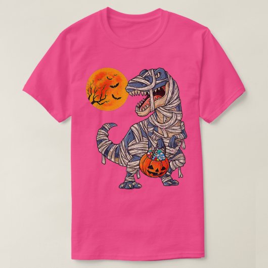 Skeletspleetspier Dinosaur T rex Halloween Fun T-shirt (Design voorkant)
