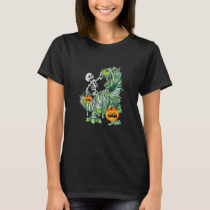 Skeletspleetspier Dinosaur T Rex Halloween T-shirt