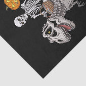 Skeletspleetspier Dinosaur T rex Halloween Tissuepapier (Detail)