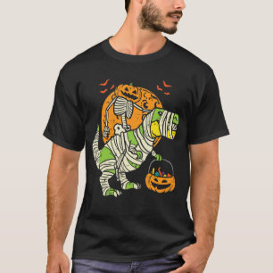 Skeletspleetspier voor dinosaur t-shirt