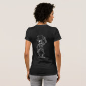 Skelett weiss t-shirt (Achterkant volledig)