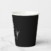 Skelettekens ZILY ("Ik hou van je") in ASL. Papieren Bekers (Links)