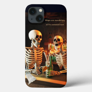 Skeletten aan een bar Case-Mate iPhone case