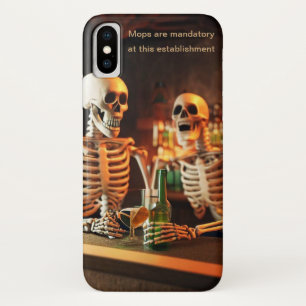 Skeletten aan een bar Case-Mate iPhone case