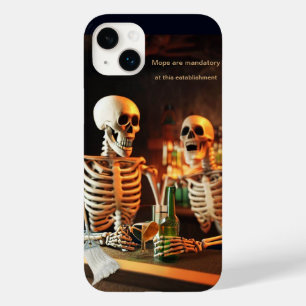 Skeletten aan een bar Case-Mate iPhone 14 plus hoesje