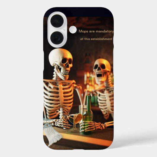 Skeletten aan een bar Case-Mate iPhone case (Achterkant)