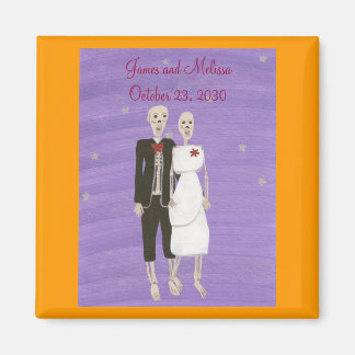 Skeletten Bewaar de datum Bruiloft Magneten