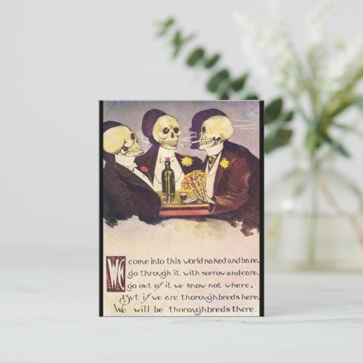 Skeletten Briefkaart (Staand voorkant)