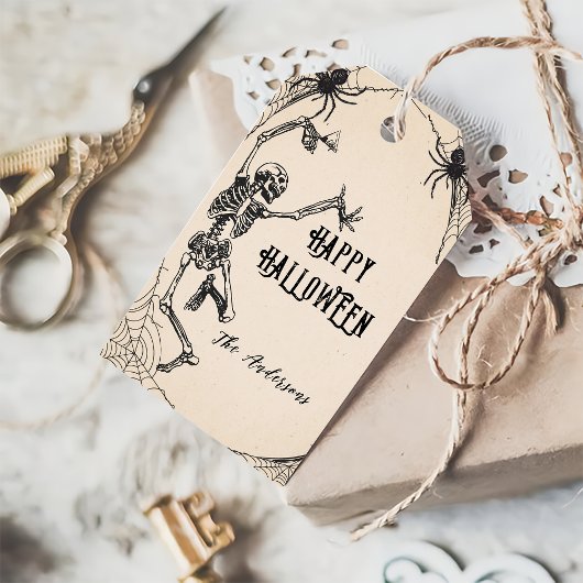  Skeletten Cocktails Spin Halloween Party Cadeaulabel