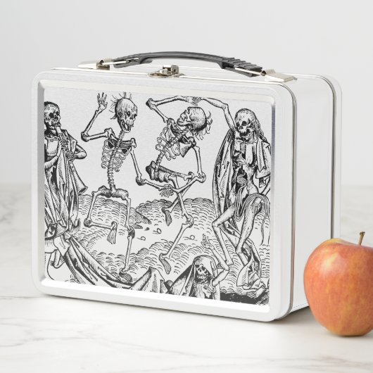 Skeletten Danse Macabre Lunch Box (In situ)