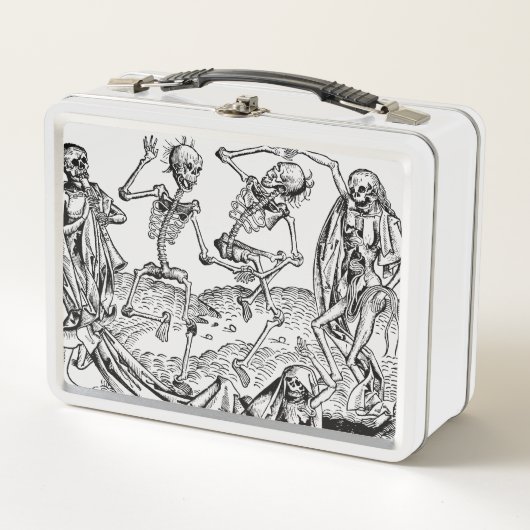 Skeletten Danse Macabre Lunch Box (Voorkant)