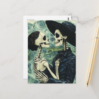 Skeletten Dansen Briefkaart