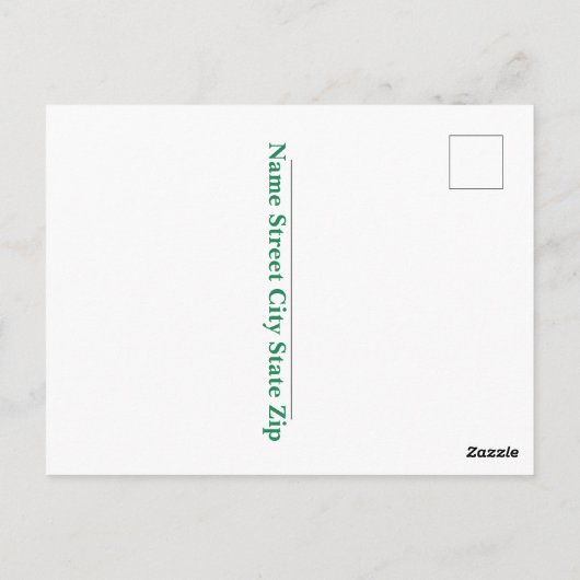 Skeletten Dansen Happy Saint Patrick's Day Briefkaart (Achterkant)