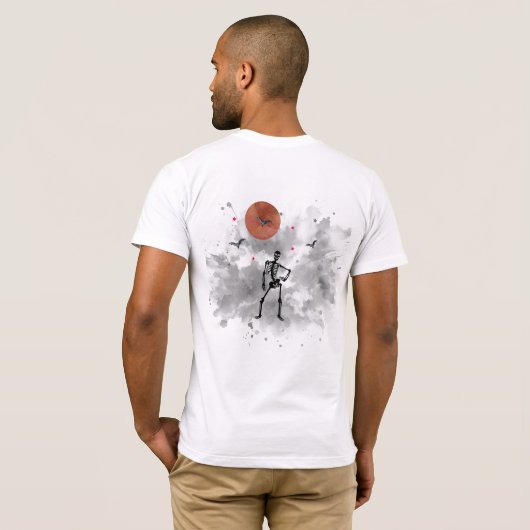 Skeletten dansen - Het is het seizoen om eng te zi T-shirt (Achterkant volledig)
