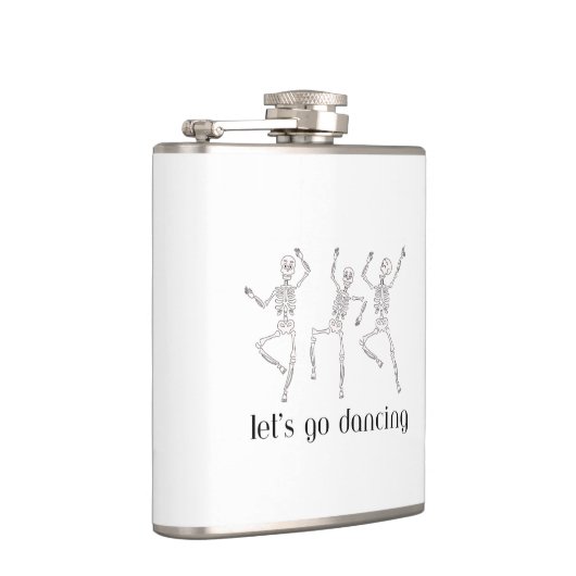 Skeletten Dansen op een Heupfles (Rechts)