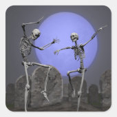 skeletten dansende stickers (Voorkant)
