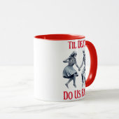 Skeletten die walsen tot de dood ons scheiden mok (Voorkant rechts)